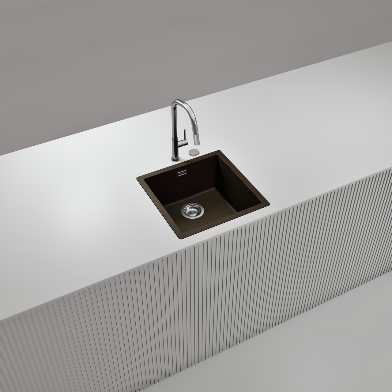 Dřez FORMHAUS D-100LS NERO